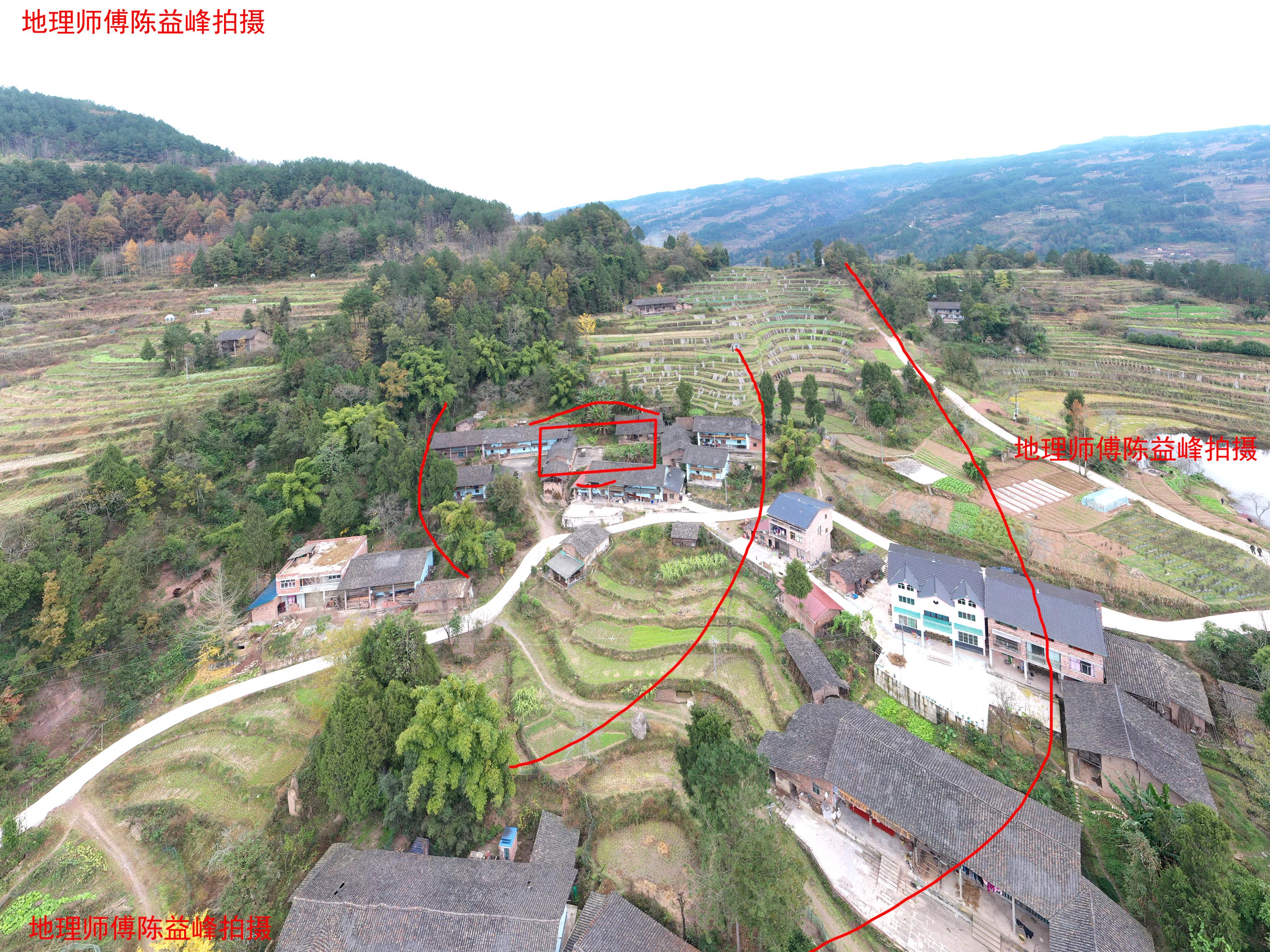 陈益峰:禄存带禄结穴,刘氏两个秀才的老宅 - 土木在线