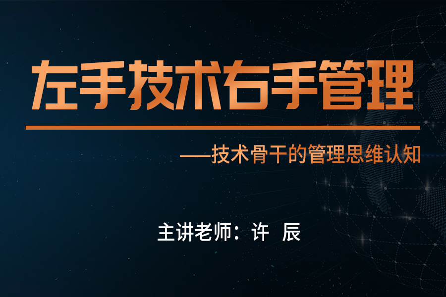 左手技术   右手管理