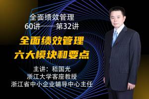 全面绩效管理六大模块和要点