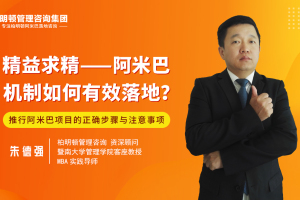 朱德强老师： 精益求精——阿米巴机制如何有效落地？