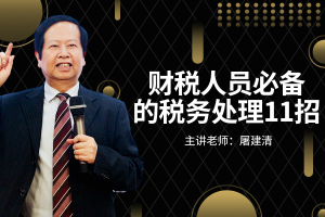 《财税人员必备的税务处理11招》