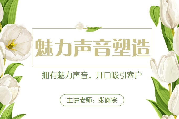 魅力声音塑造